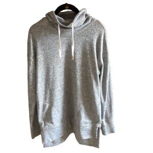 Old Navy Active Womens Mock Neck Athletic Sweatshirt-Gray-Small-GUC